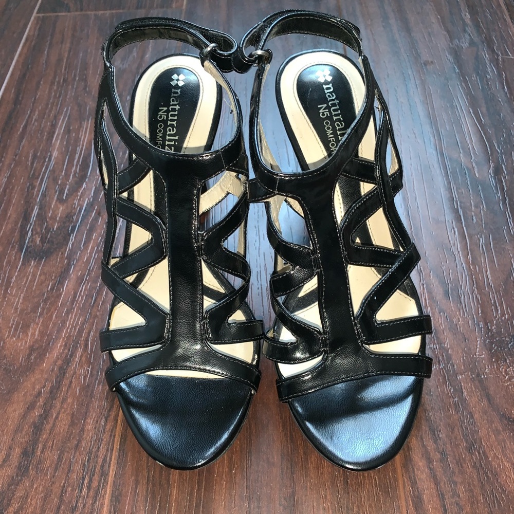 Strappy heels